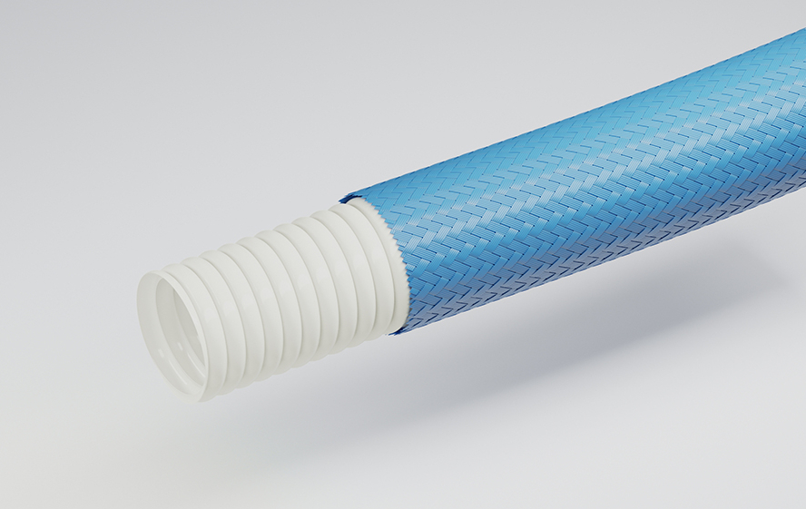 Product picture for RESISTOFLEX® CPB-W, Schlauchliner in Naturfarbe, Pressanschlüsse