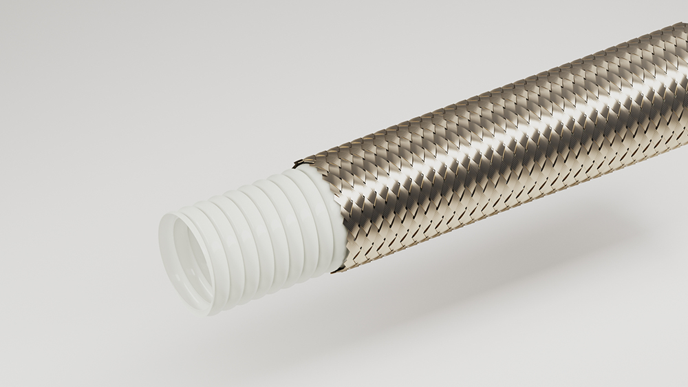 Product picture for RESISTOFLEX® CHB-W Natural Liner, Crimp Fittings
