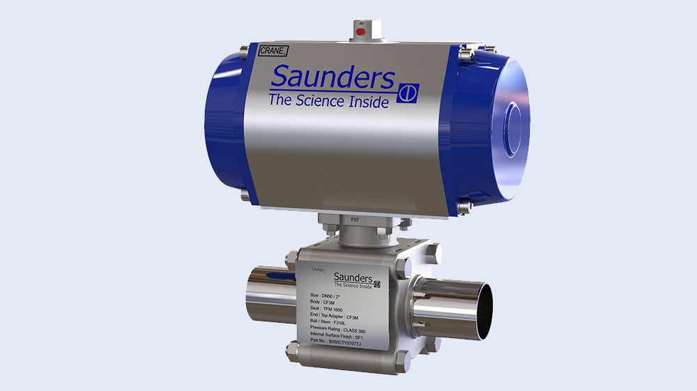 Product picture for SAUNDERS® Hygienic Ball Valves