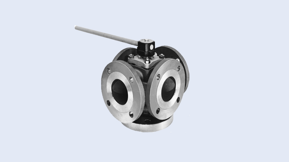 Product picture for XOMOX® Four-Way Sleeved Plug Valves