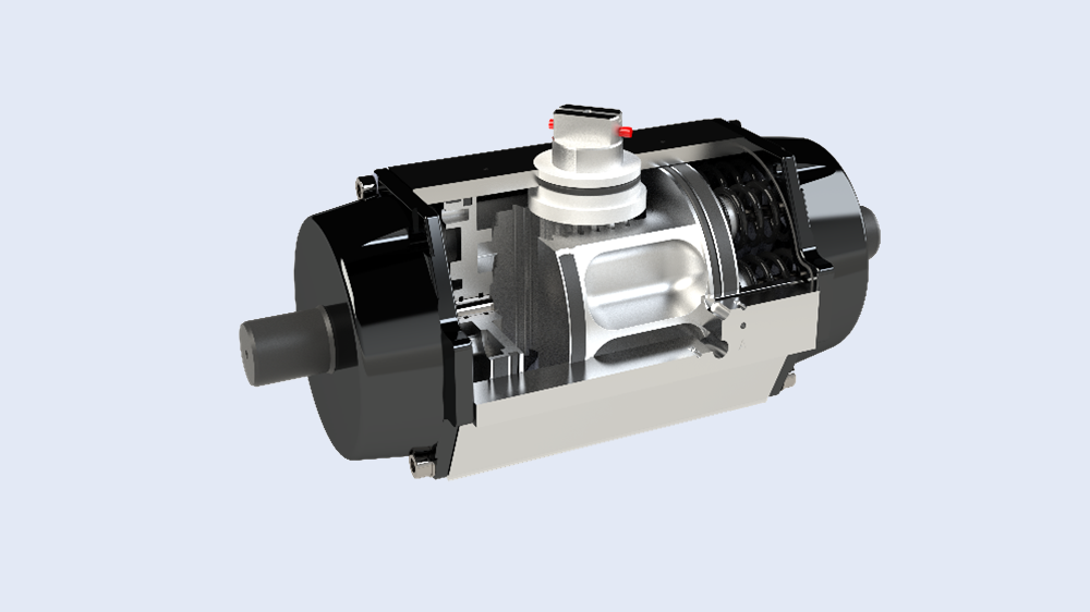 Product picture for XOMOX® XRP Pneumatische Zahnstangenantriebe